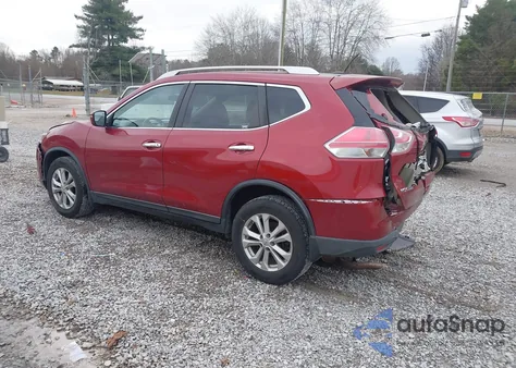 2015 Nissan Rogue Sv z USA, uszkodzony, nr VIN KNMAT2MV9FP588199
